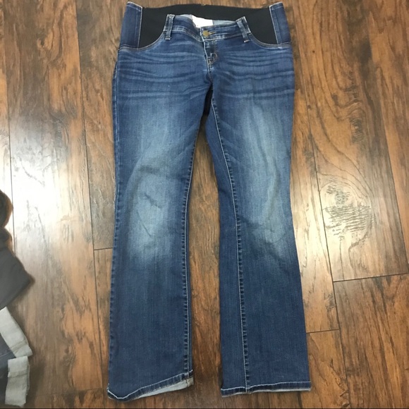 Lot of 3 maternity jeans distressed size 8 - Picture 2 of 14